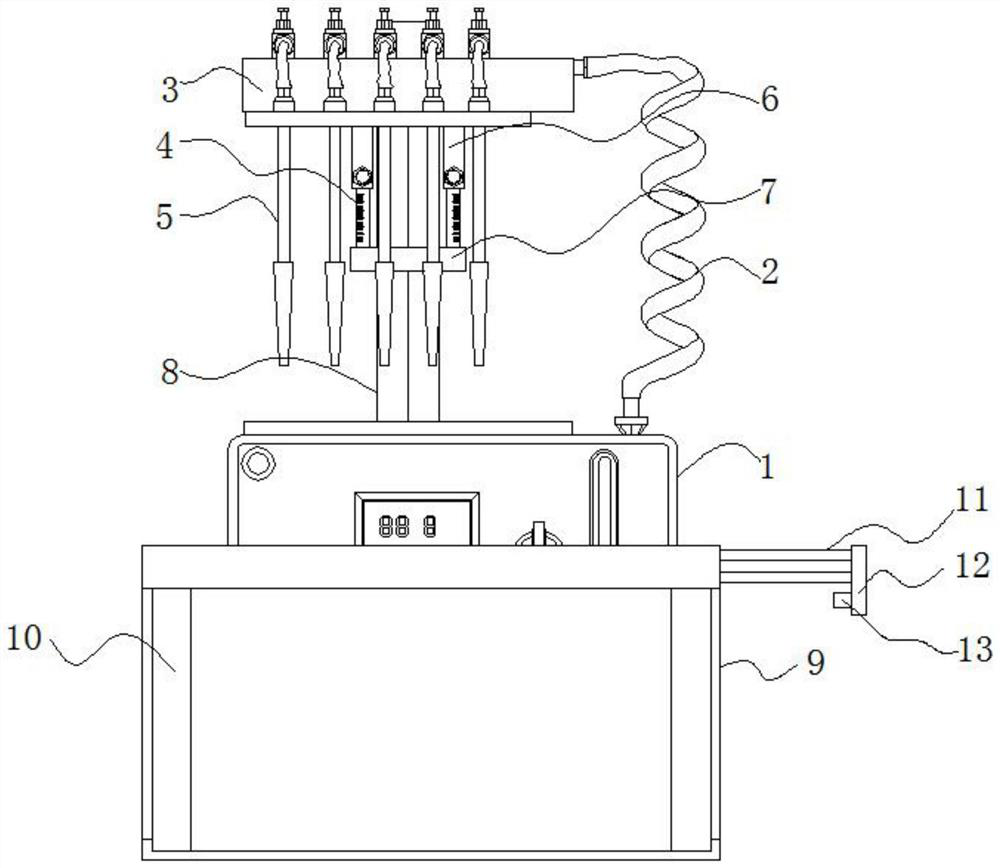 Nitrogen blowing concentrator with active protection unit