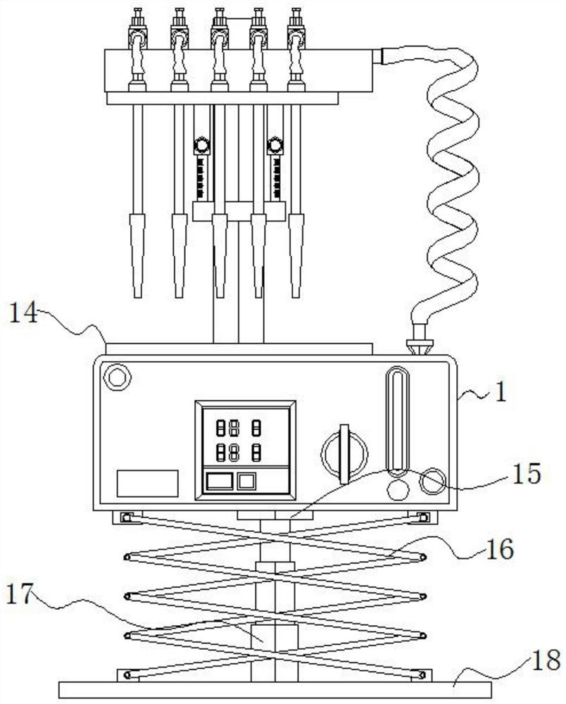 Nitrogen blowing concentrator with active protection unit