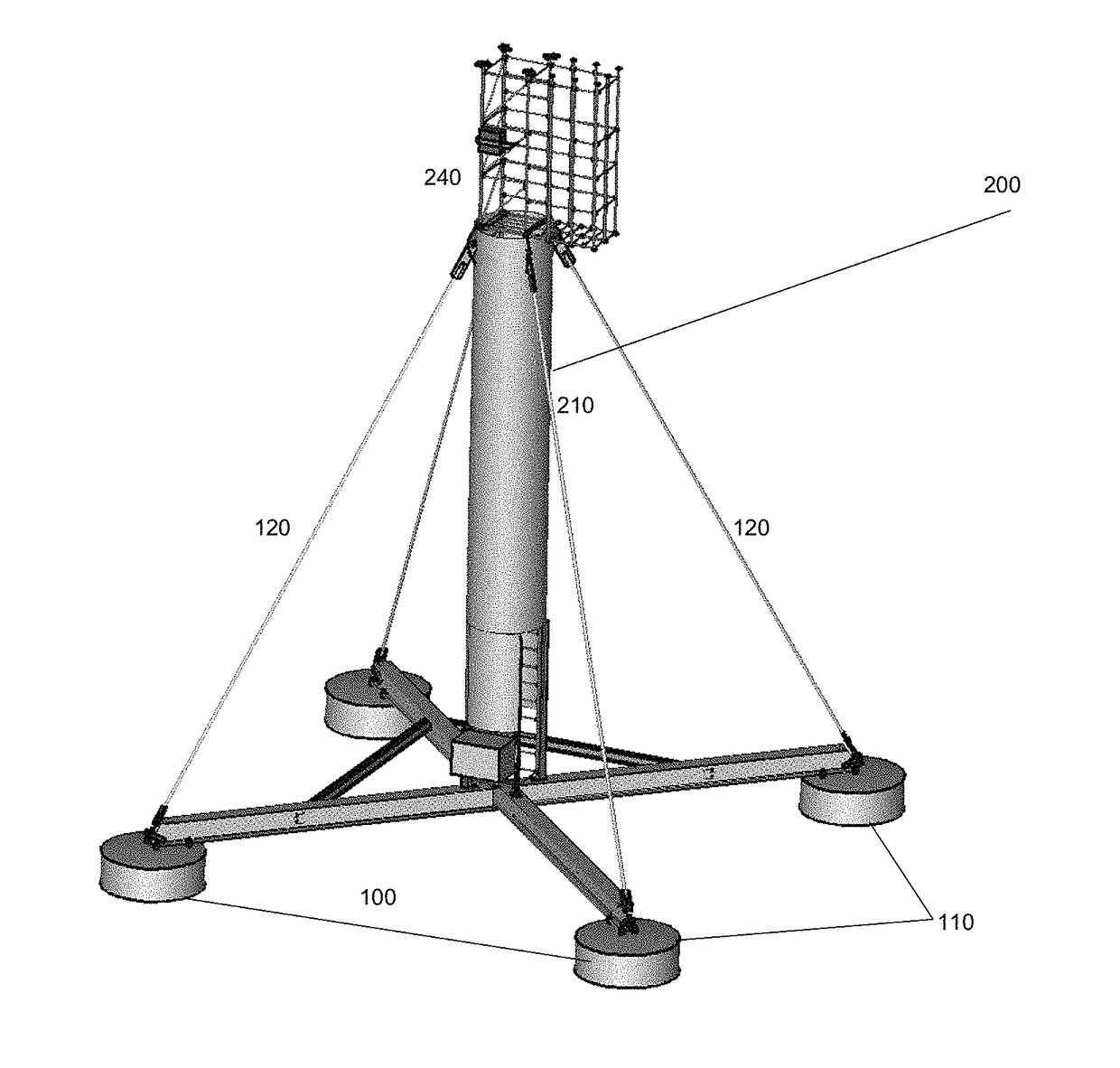 Systems and methods for self-standing, self-supporting, rapid-deployment, movable communications towers