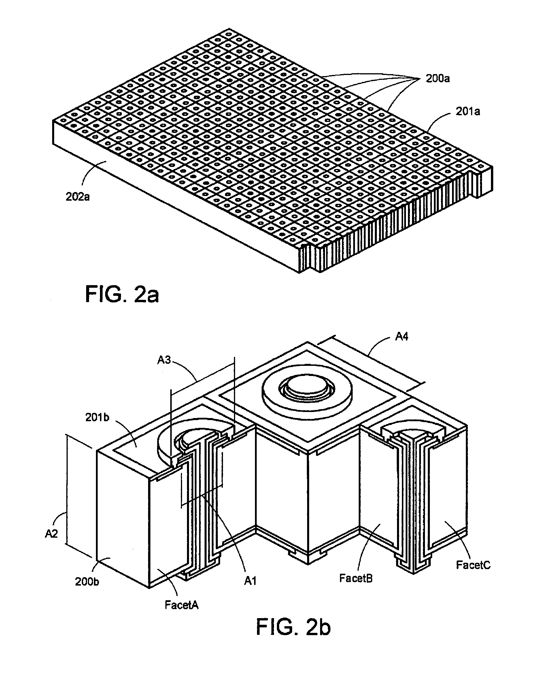 Front illuminated back side contact thin wafer detectors