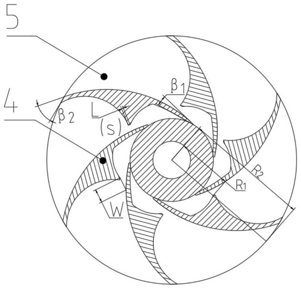 Rotary hydrodynamic cavitator capable of continuously and stably generating cavitation