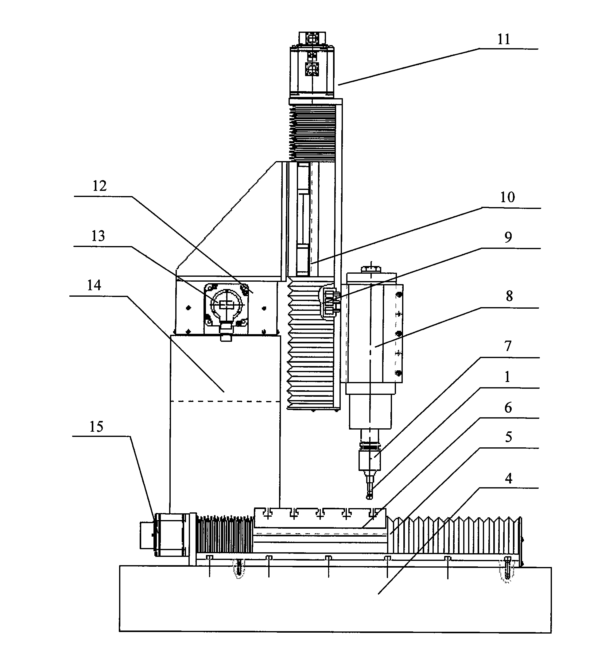 Method and device of disposing holes on carbon fiber composite material and meal material which are overlapped