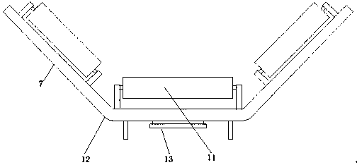 Grain conveying mechanism for reserve warehouse