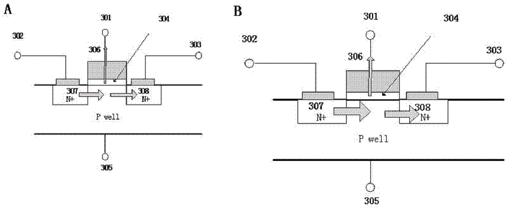 2t dynamic memory cell and array structure based on resistive gate dielectric and its operation method