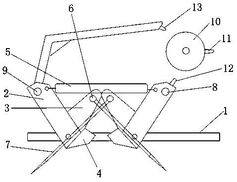 Soil loosening device mounted on agricultural vehicle