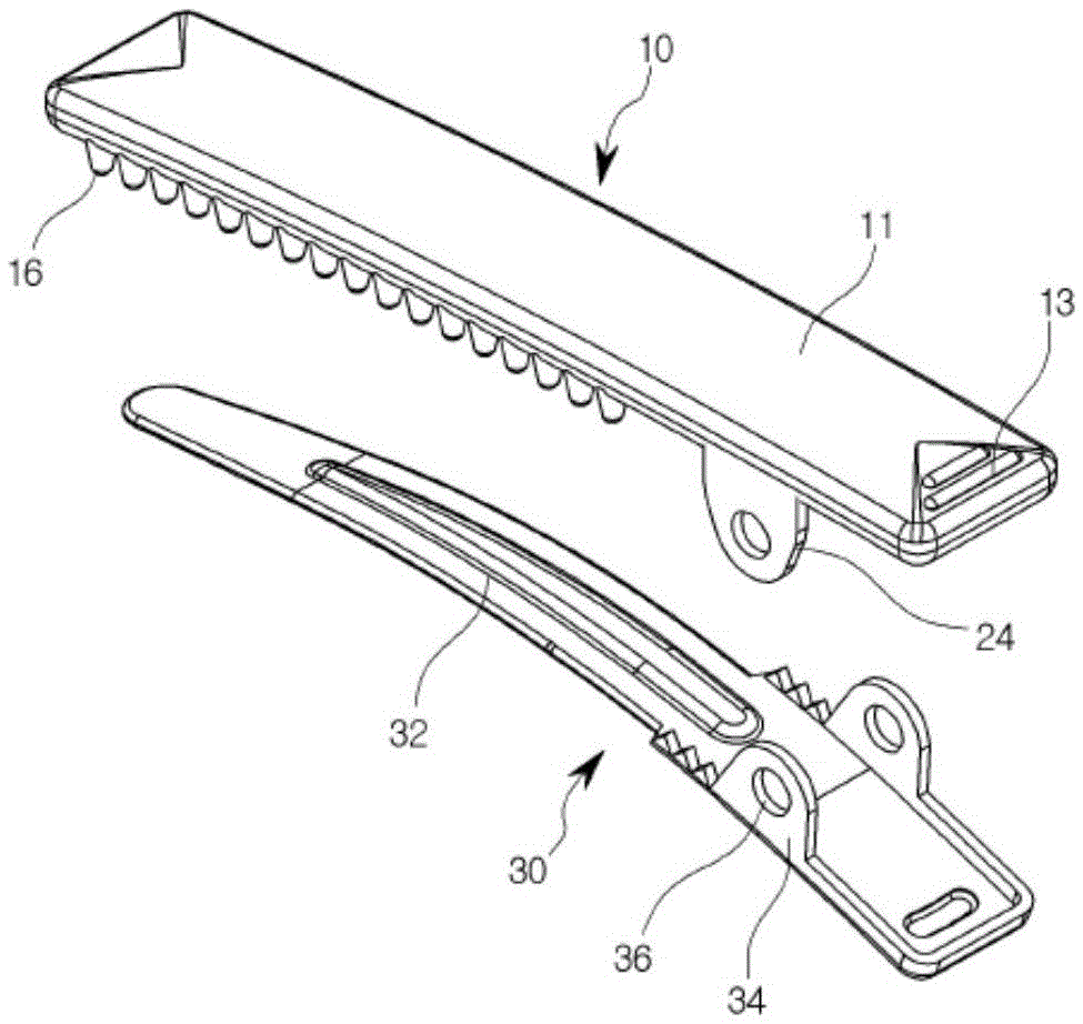 Press type hairpin and manufacturing method thereof