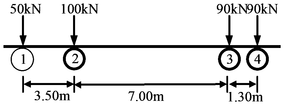 Method for calculating fatigue stress of steel bridge deck slab under combined action of vehicle load and temperature