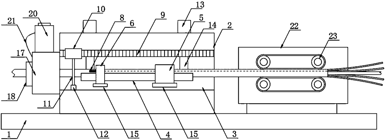 Automatic processing apparatus used for track cable