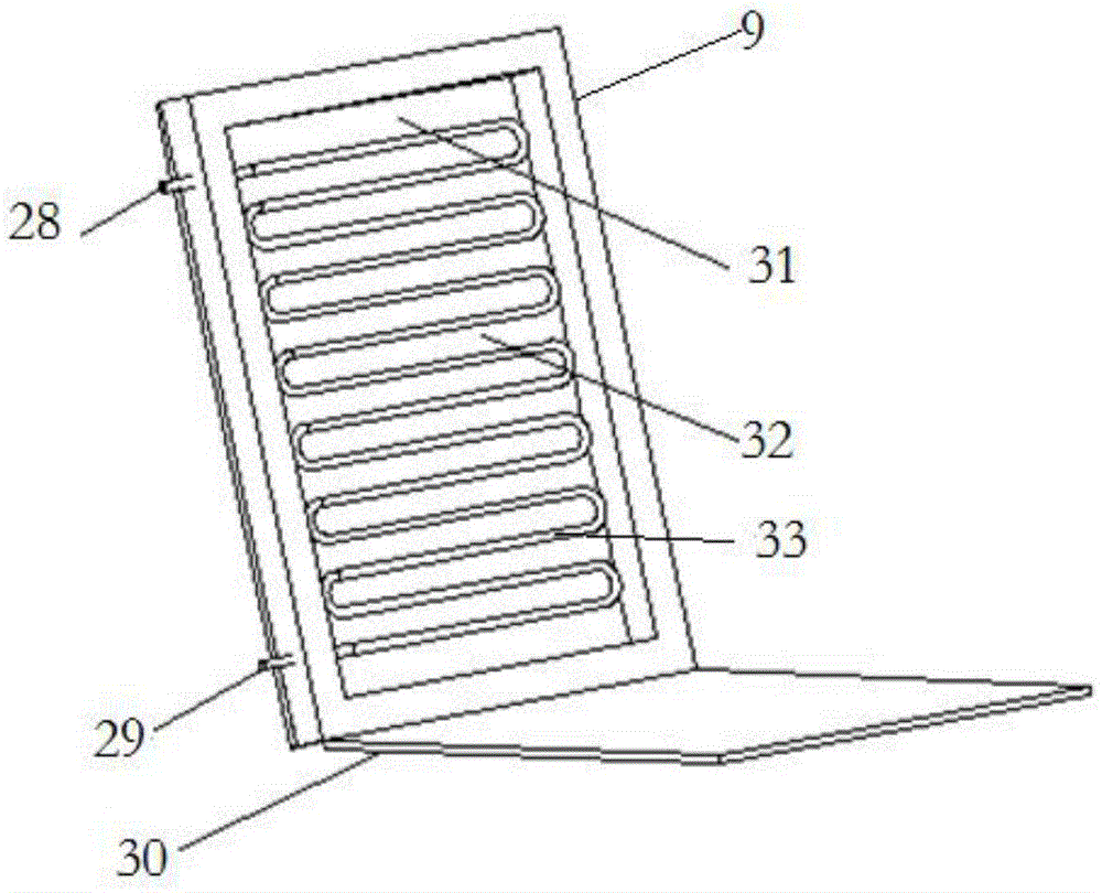 External condensation-style inclined core-type solar seawater distillation and desalination device