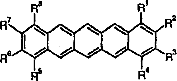 Substituted pentacene semiconductors