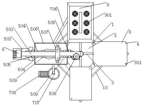 Scraping machine for digital printing