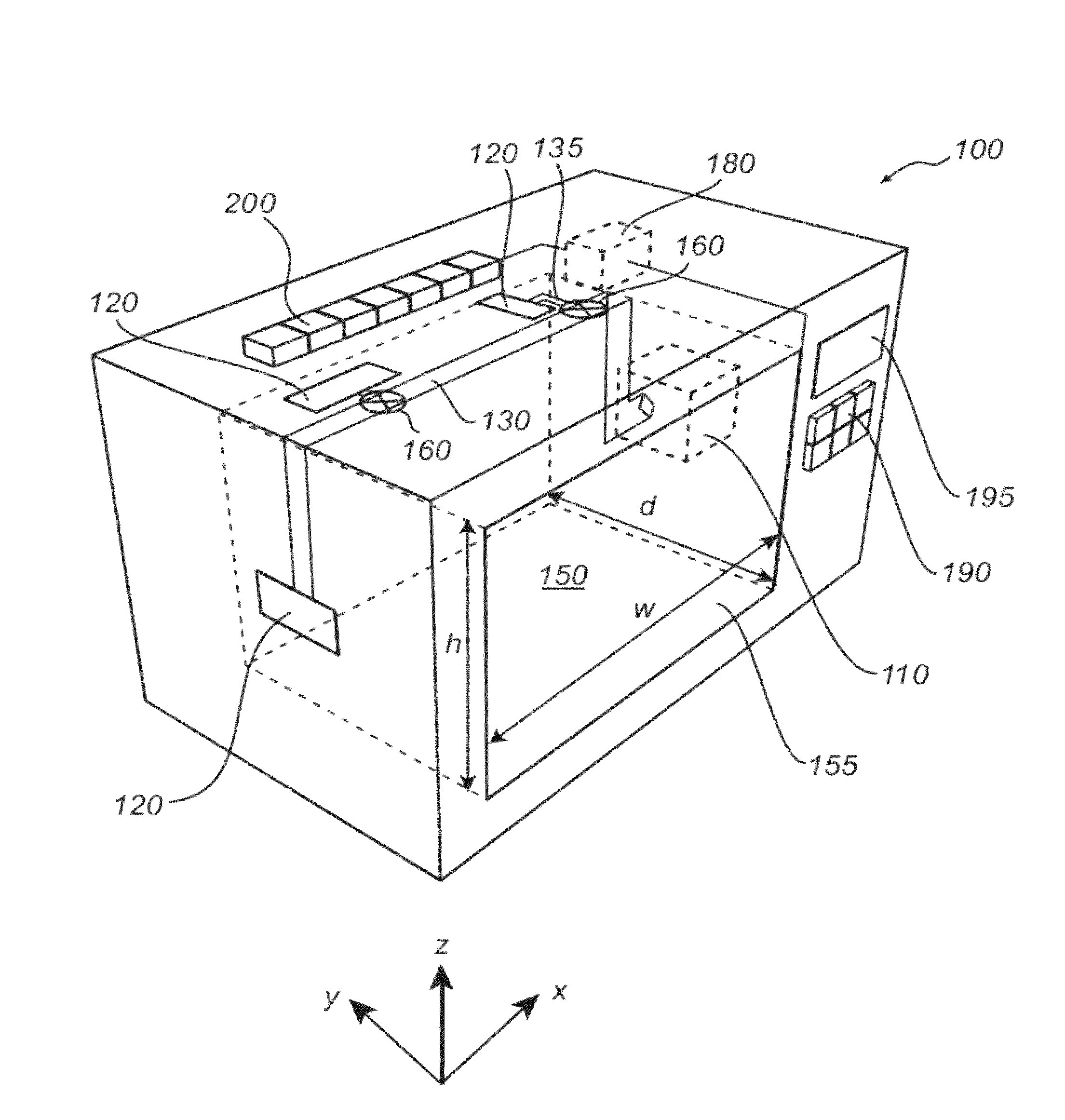 Microwave oven switching between predefined modes