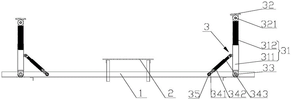 Core support for integral sand core of bolster