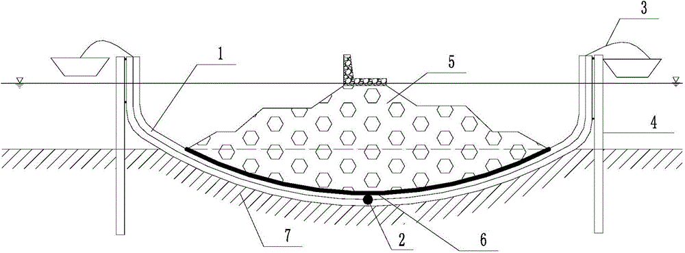 A monitoring method for breakwater foundation settlement