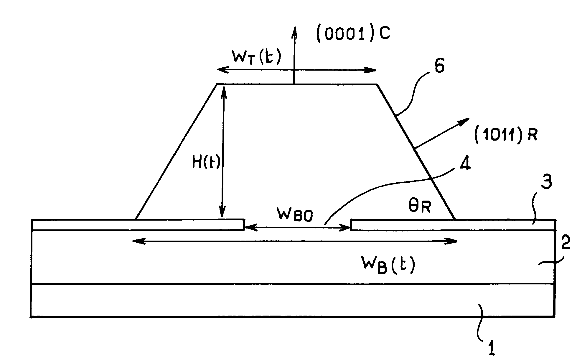 Process for producing an epitalixal layer of galium nitride