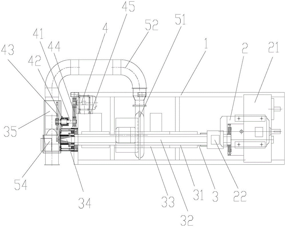 Degraded starch foaming machine