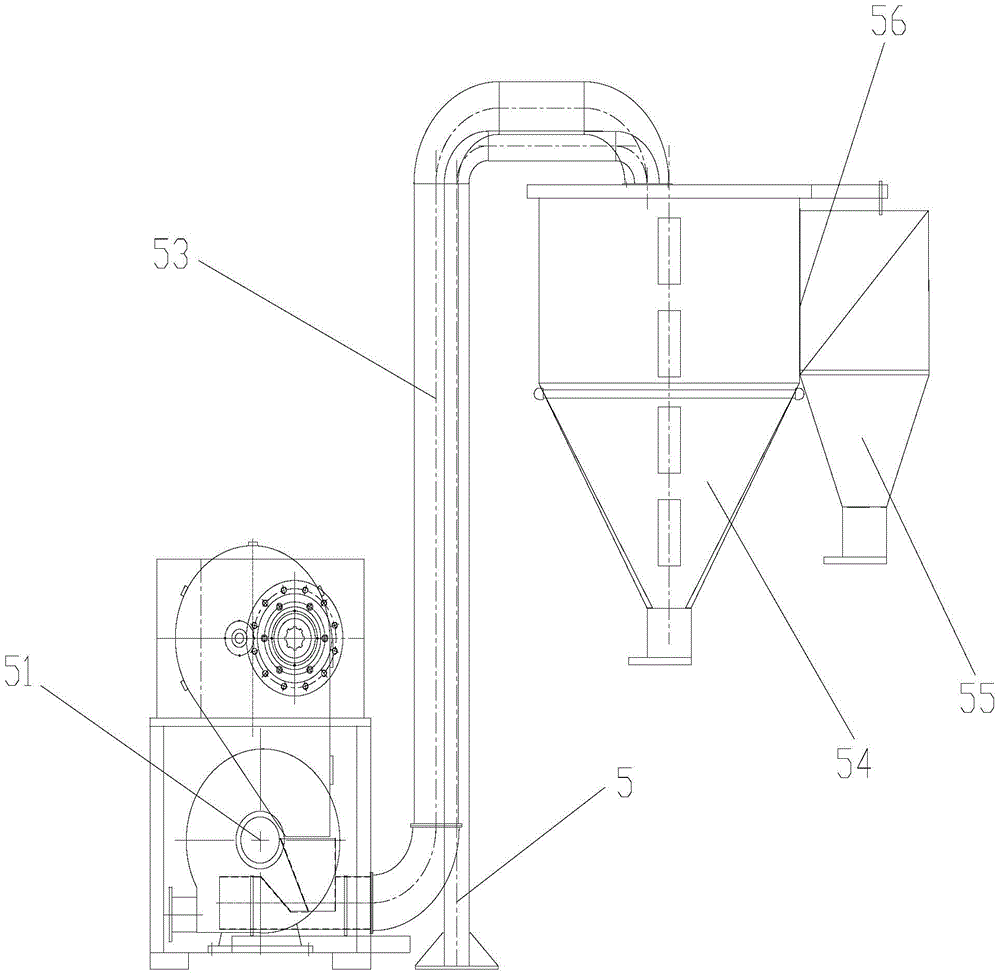 Degraded starch foaming machine