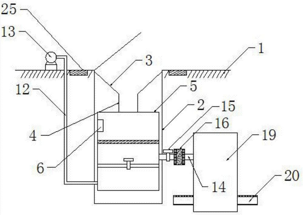 Environment-friendly water collecting device for distributed infiltrating irrigation of urban landscaping