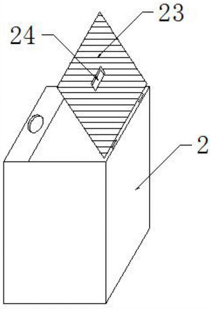 Environment-friendly water collecting device for distributed infiltrating irrigation of urban landscaping