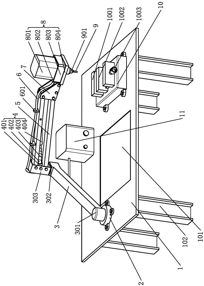 Drilling and tapping all-in-one machine for machining