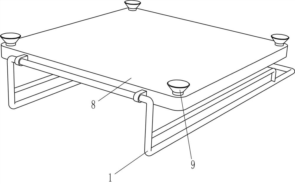 Ceramic tile cement smearing device for building decoration