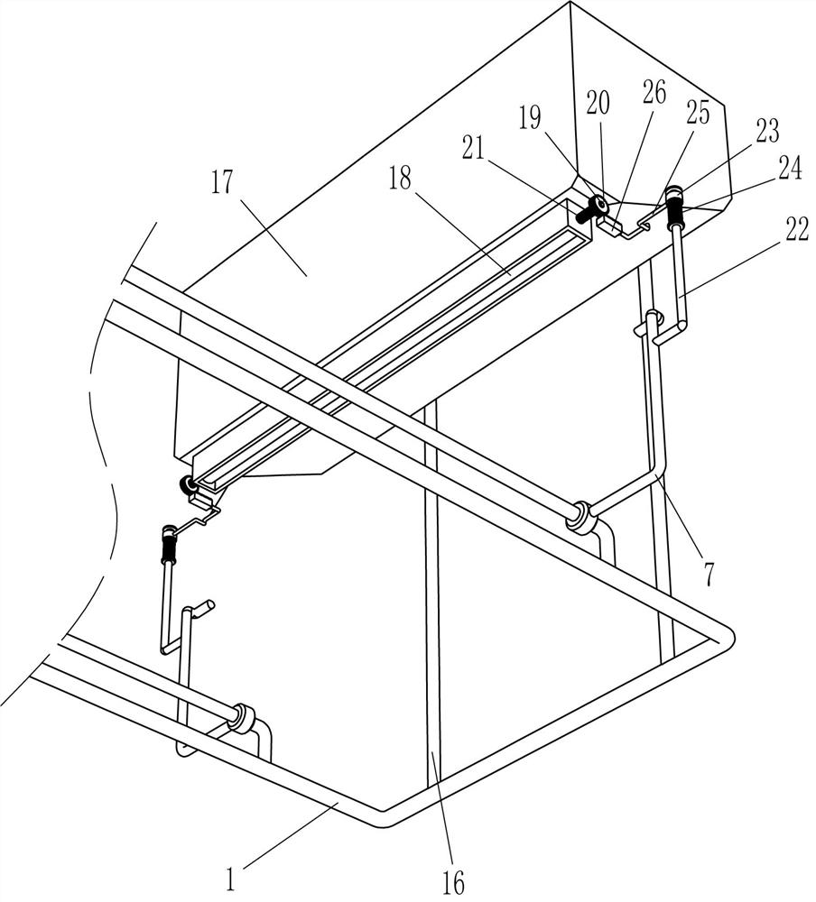 Ceramic tile cement smearing device for building decoration