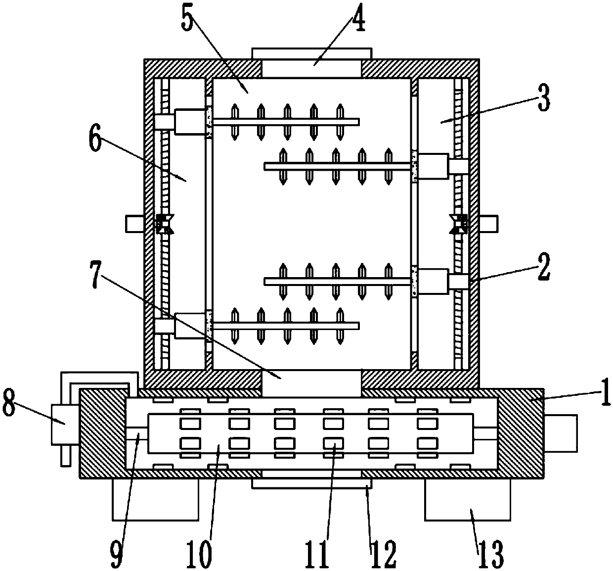 Energy-saving and environment-friendly plastic residual film recovery machine