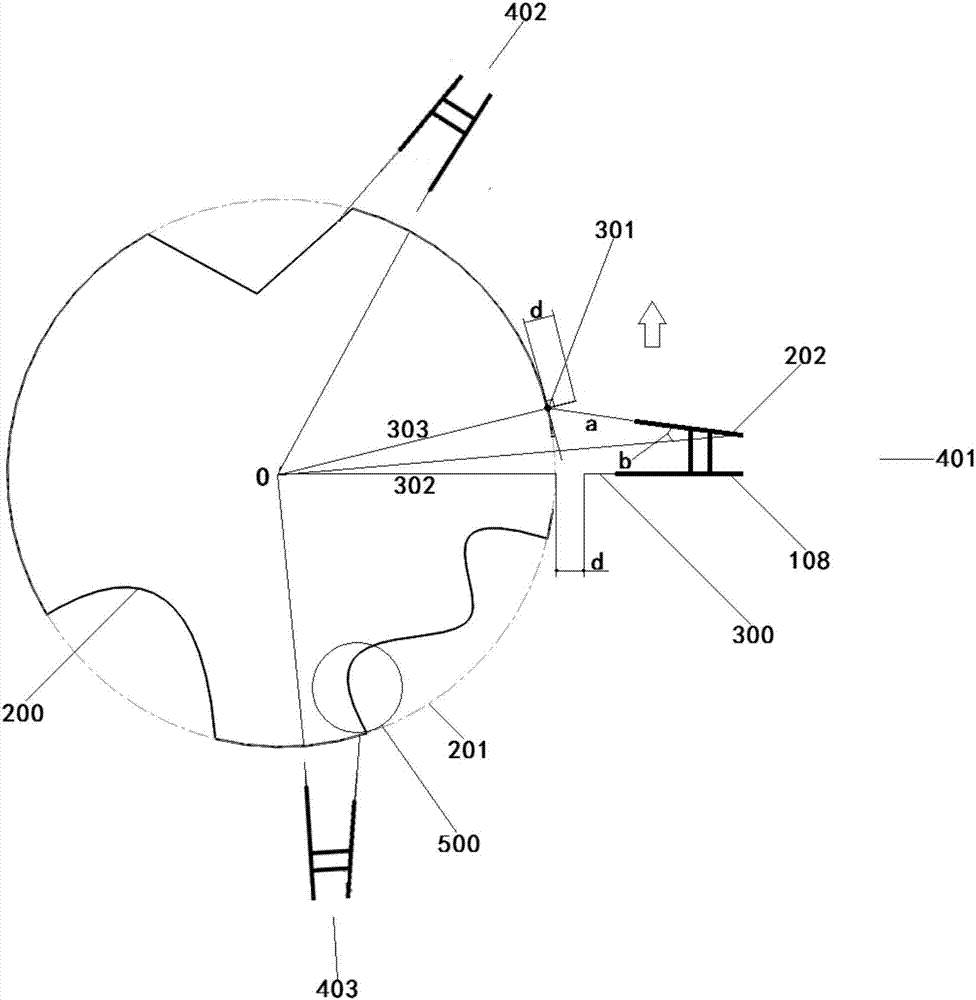 Dispensing device based on profiling machining