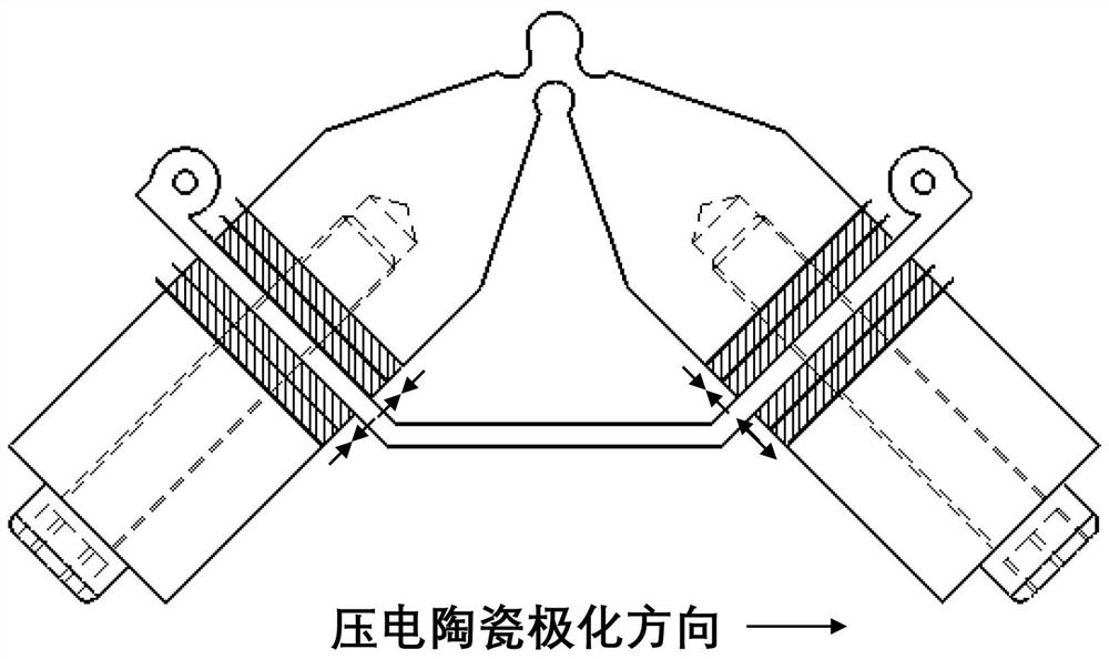 V-shaped sandwich type linear motor stator and driving method thereof