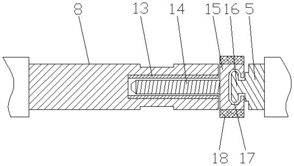 Rear support for automobile