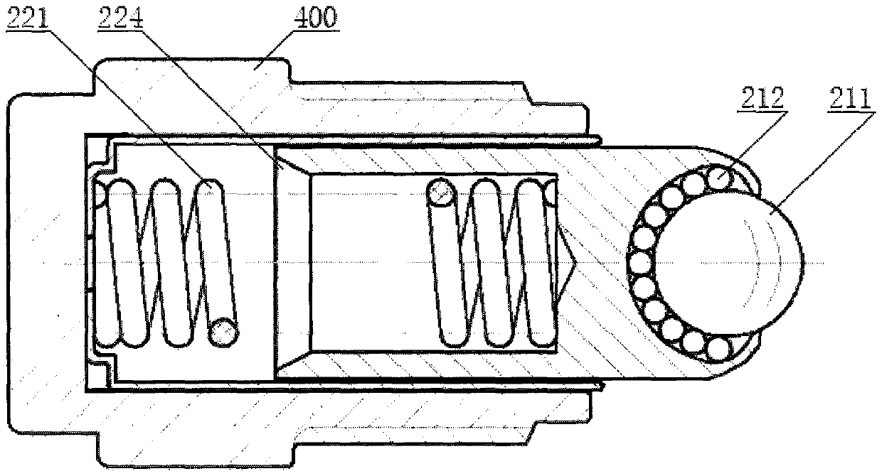 Automobile screw-in shift limiter and method for manufacturing the push rod of the shift limiter