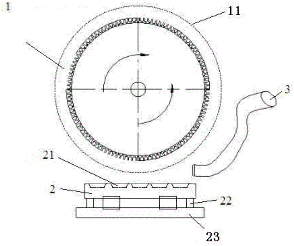 Glass polishing brush and polishing method and polishing device