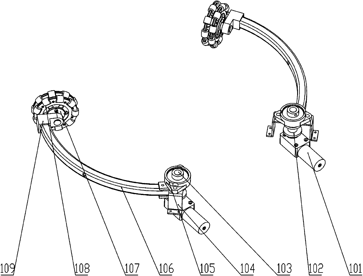 Automatic tree obstacle removing robot based on image recognition and use method thereof