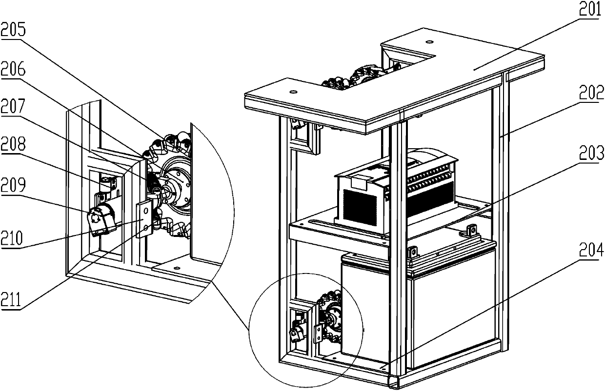 Automatic tree obstacle removing robot based on image recognition and use method thereof