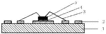 Preparation method of ceramic substrate for high-power LED packaging