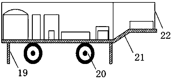 Mobile nuclear power steam making oil extraction system based on small metal fast reactor