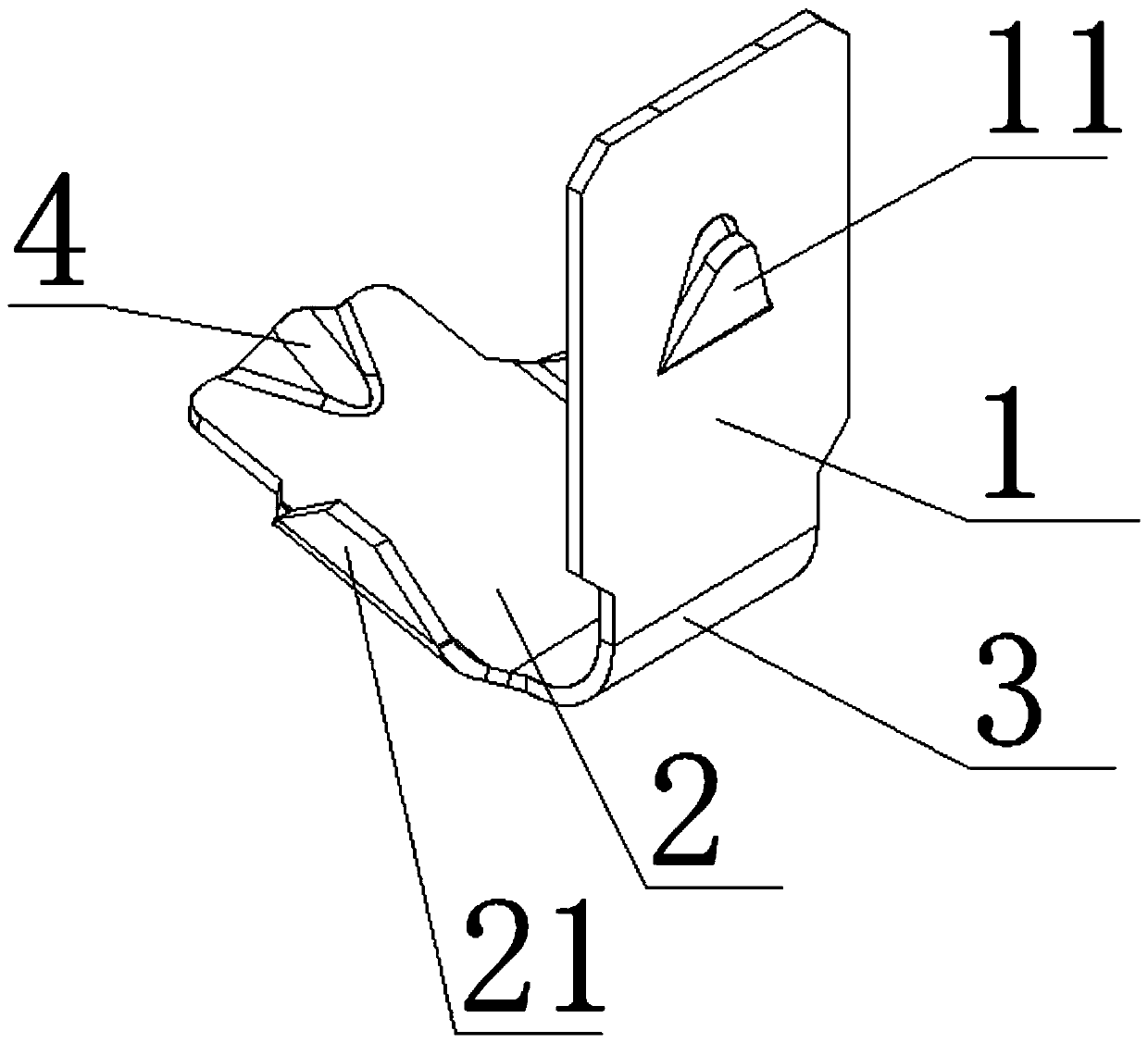 Wire clamping spring structure and switch structure