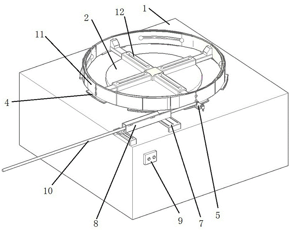 Steel bar circular bending tool