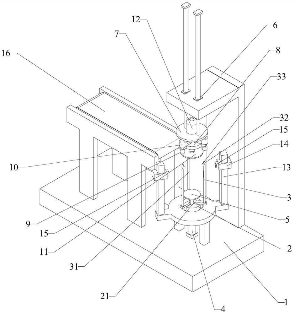 Circular sheet stacking and polishing device and stacking and polishing method thereof