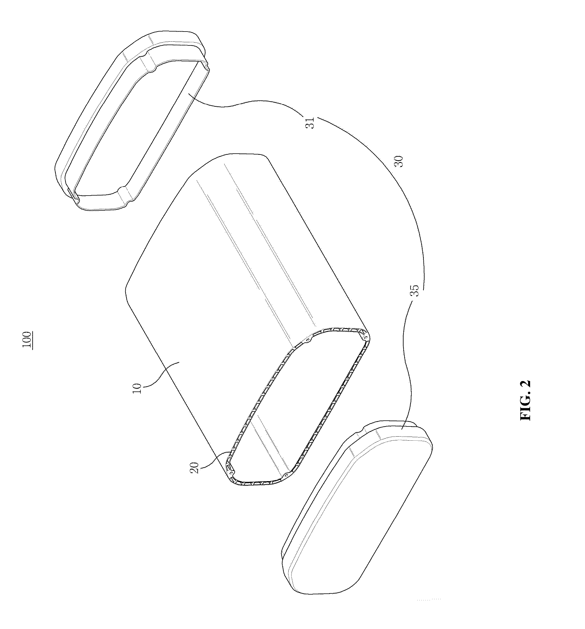 Antenna case of air-hole structure