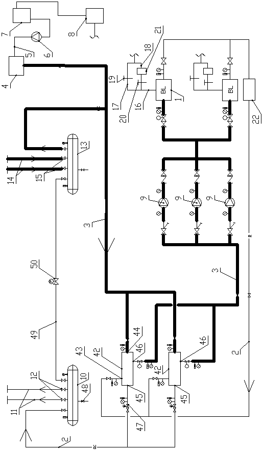 Gas boiler constant-temperature operation method