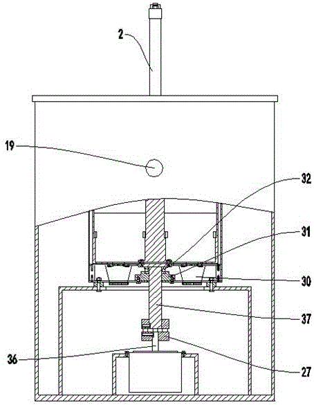 Pile discharging device capable of smoothing piles in grids of automatic pile charging device