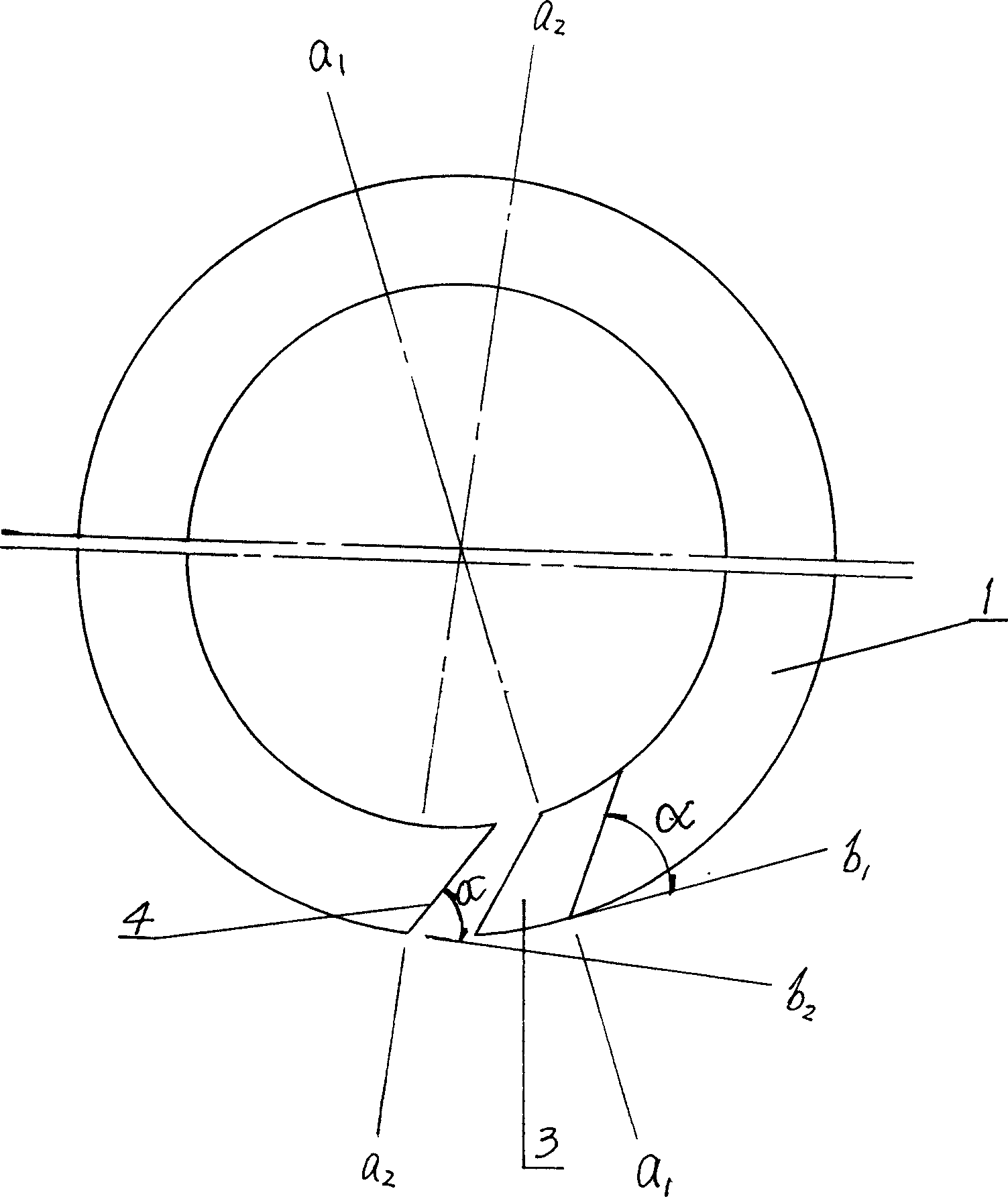 Piston ring for automatically closing and adjusting clearance