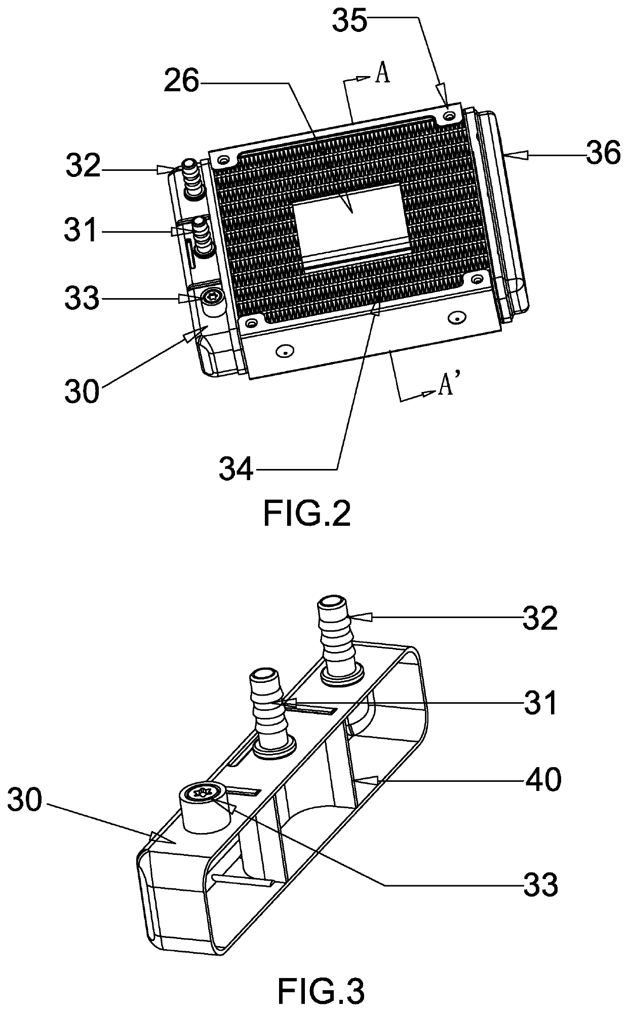 Liquid cooling radiation system and liquid radiator thereof