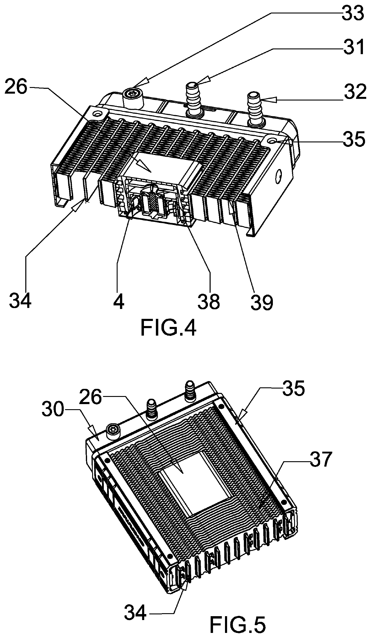 Liquid cooling radiation system and liquid radiator thereof