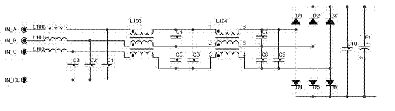 Distribution network terminal power supply device