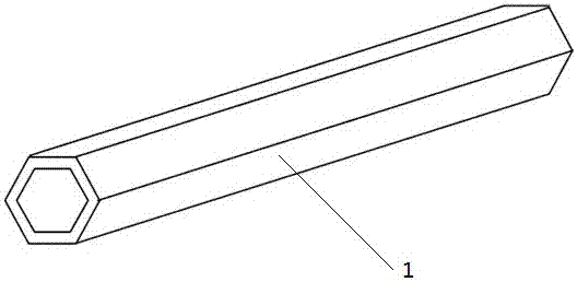 Novel detachable seven-hole honeycomb pipe