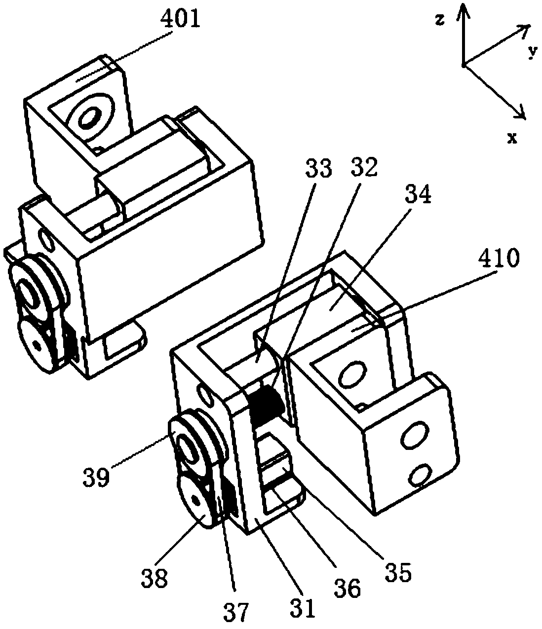 Six-freedom-degree humanoid chewing mechanism