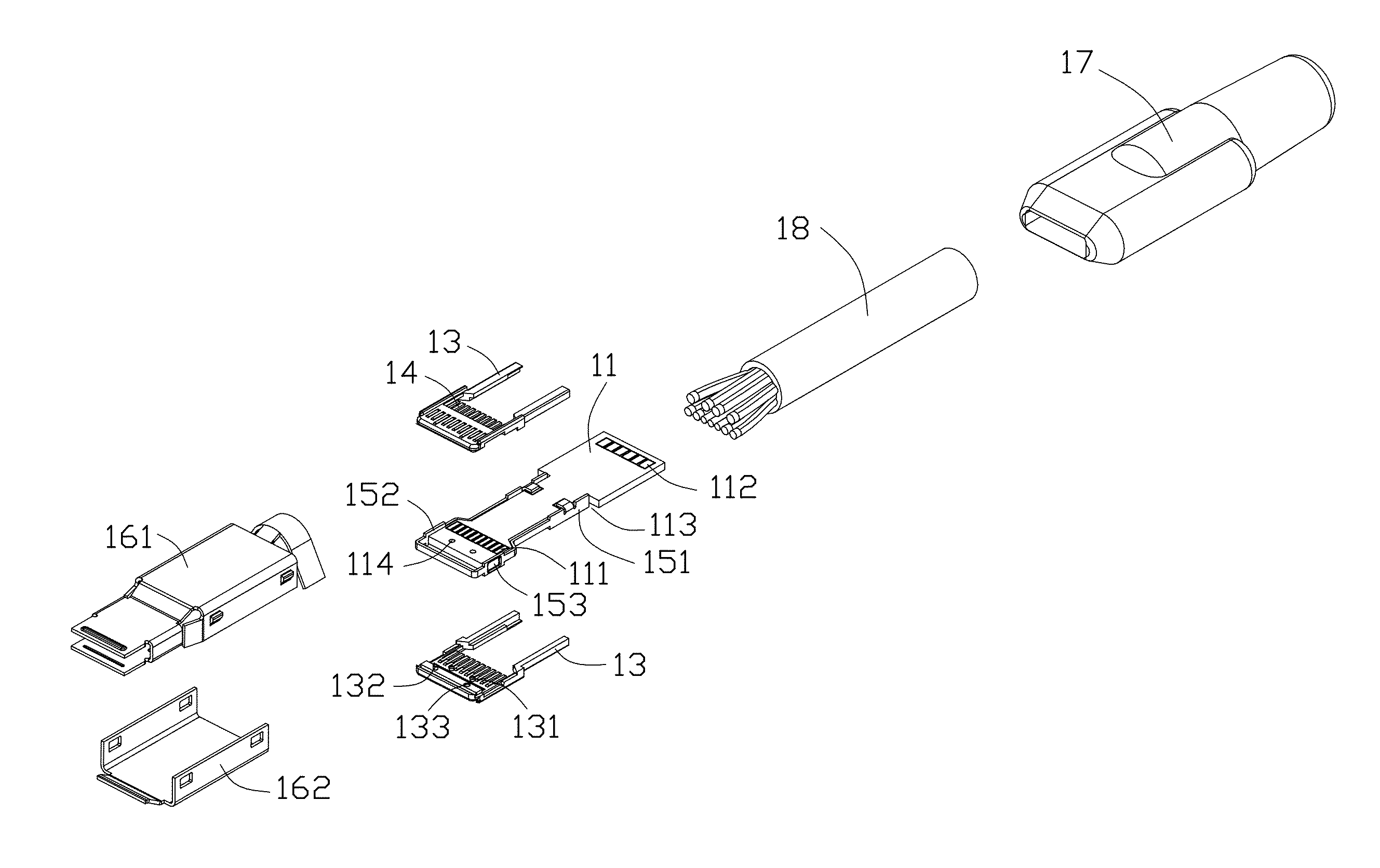 Flippable electrical connector