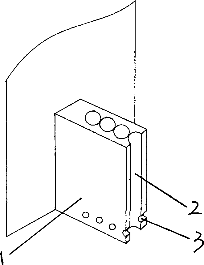 Cast-in-place hollow lightweight inner partition wall